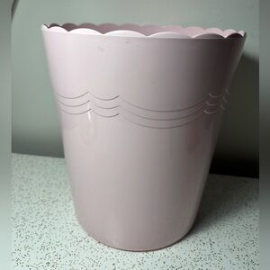 Hard plastic Martha Stewart PINK trash garbage can